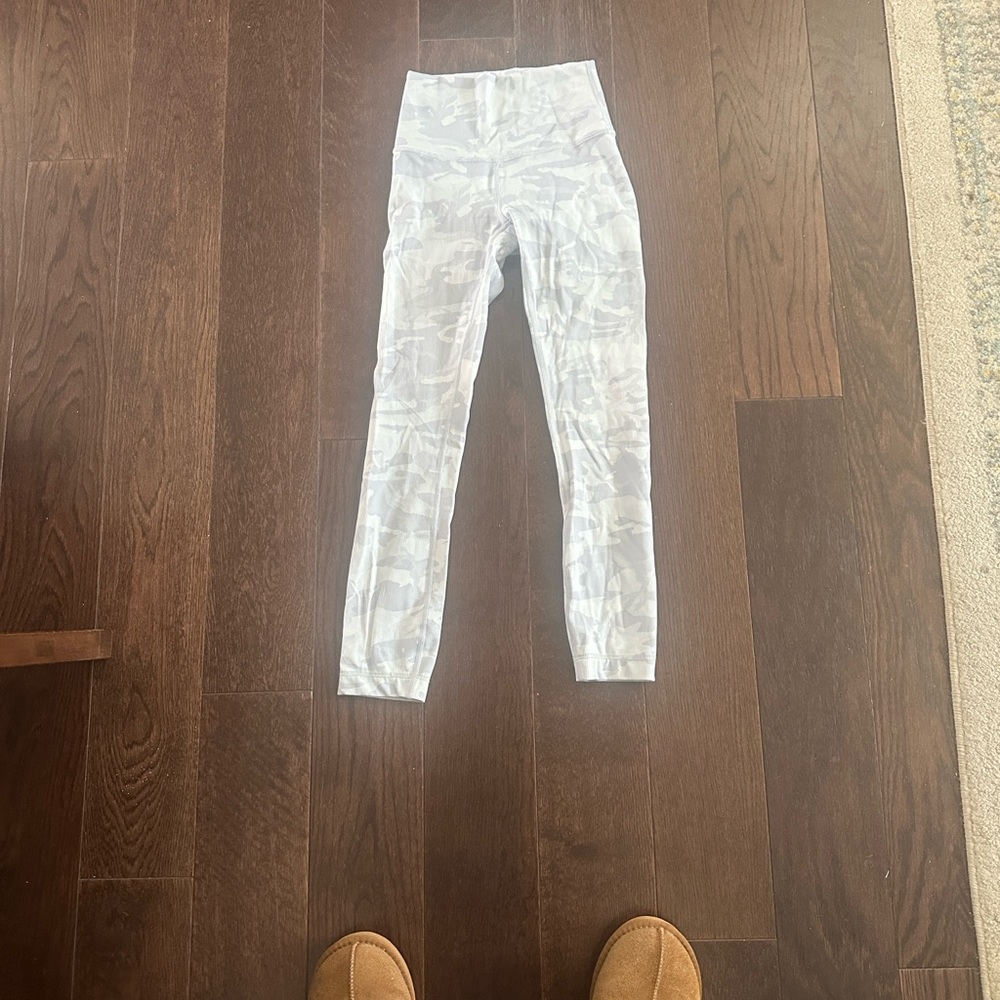 lululemon athletica White Camo Leggings